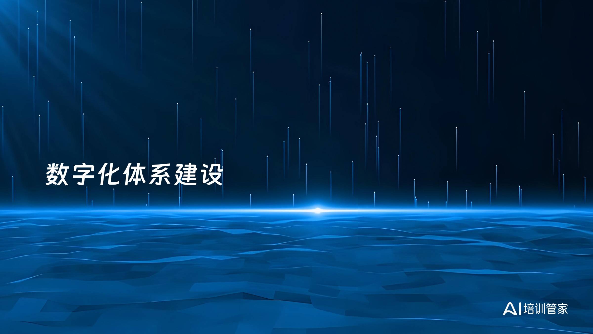 数字化体系建设