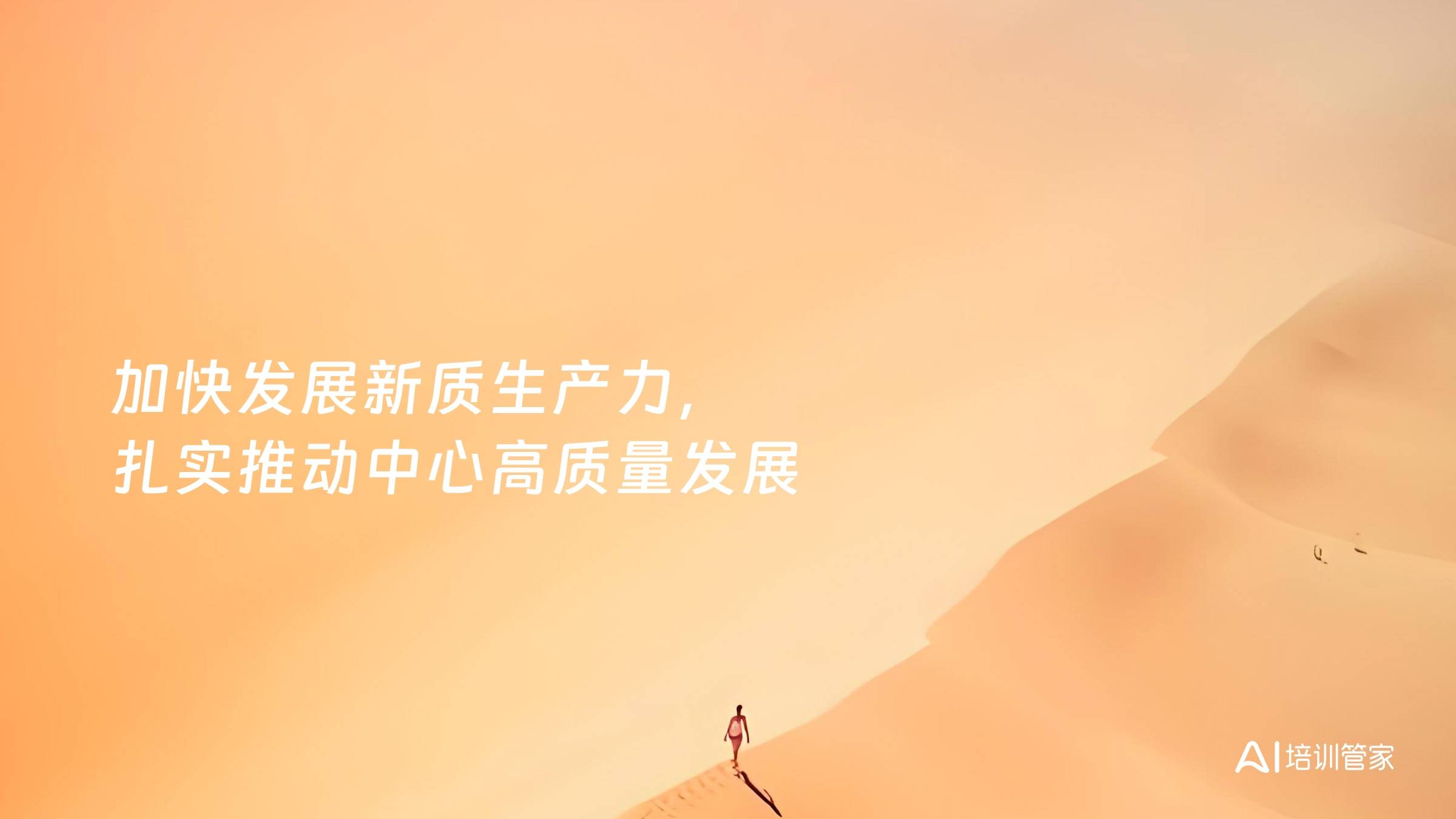 加快发展新质生产力，扎实推动中心高质量发展