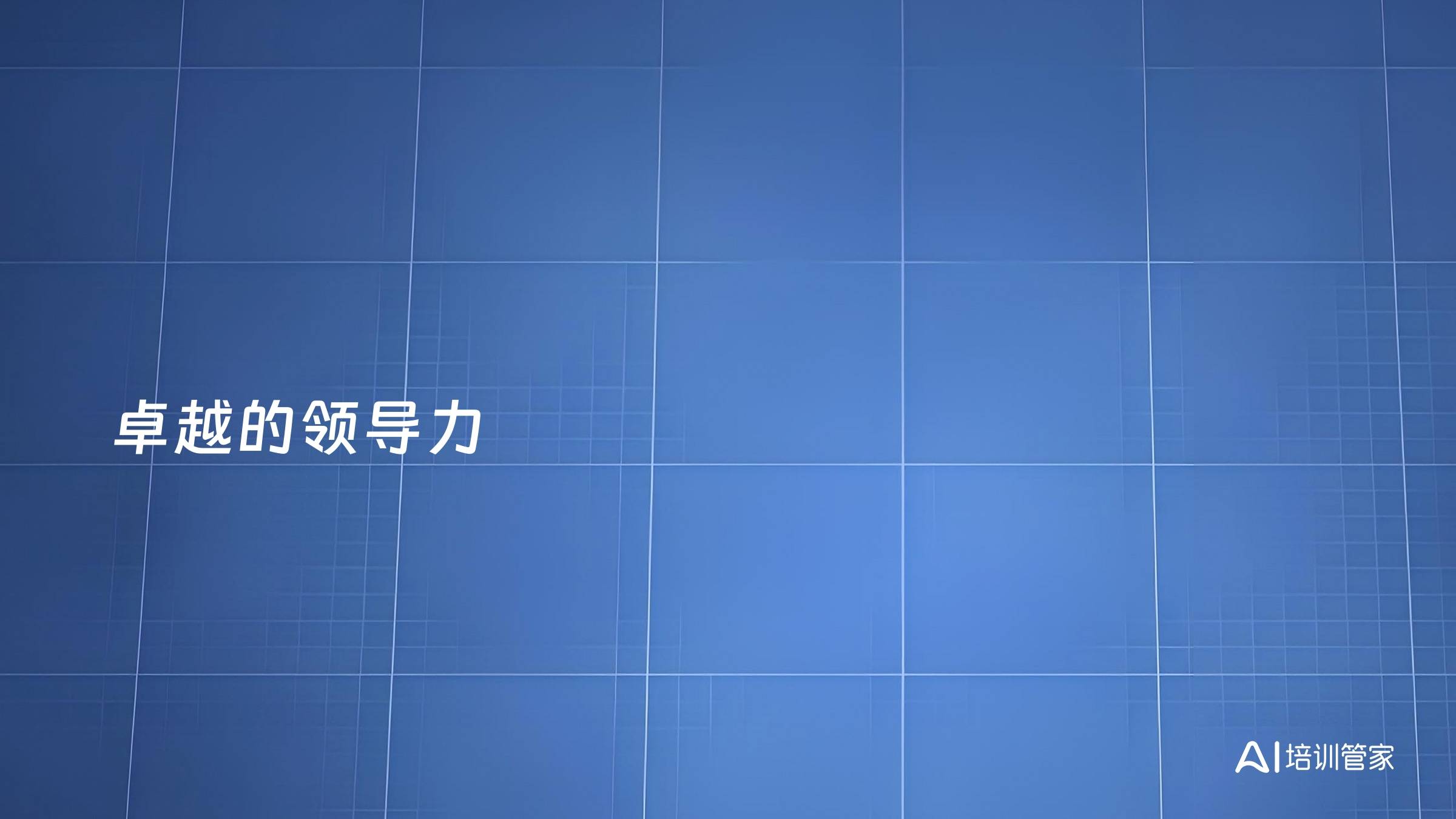 卓越的领导力