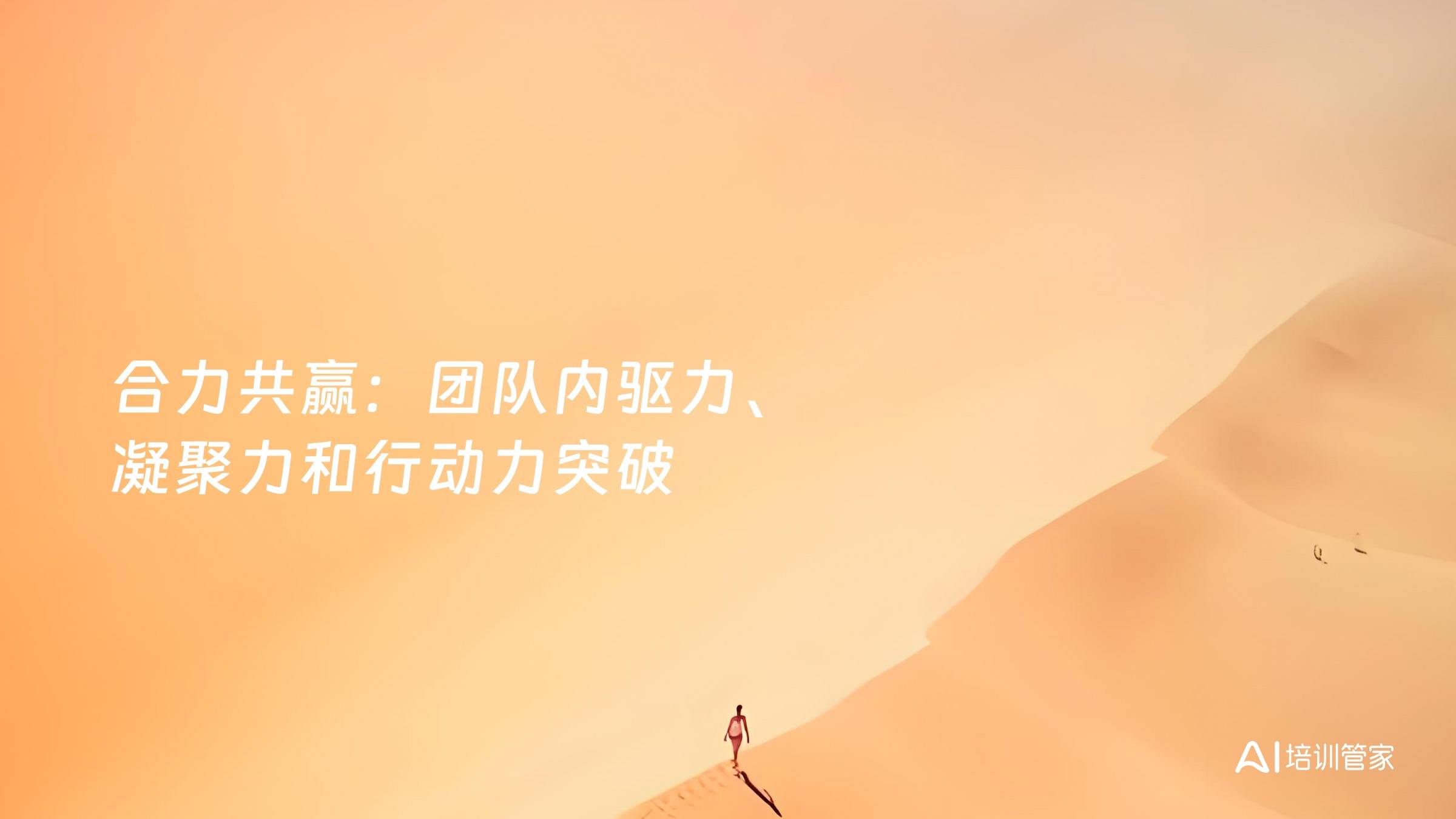 合力共赢：团队内驱力、凝聚力和行动力突破