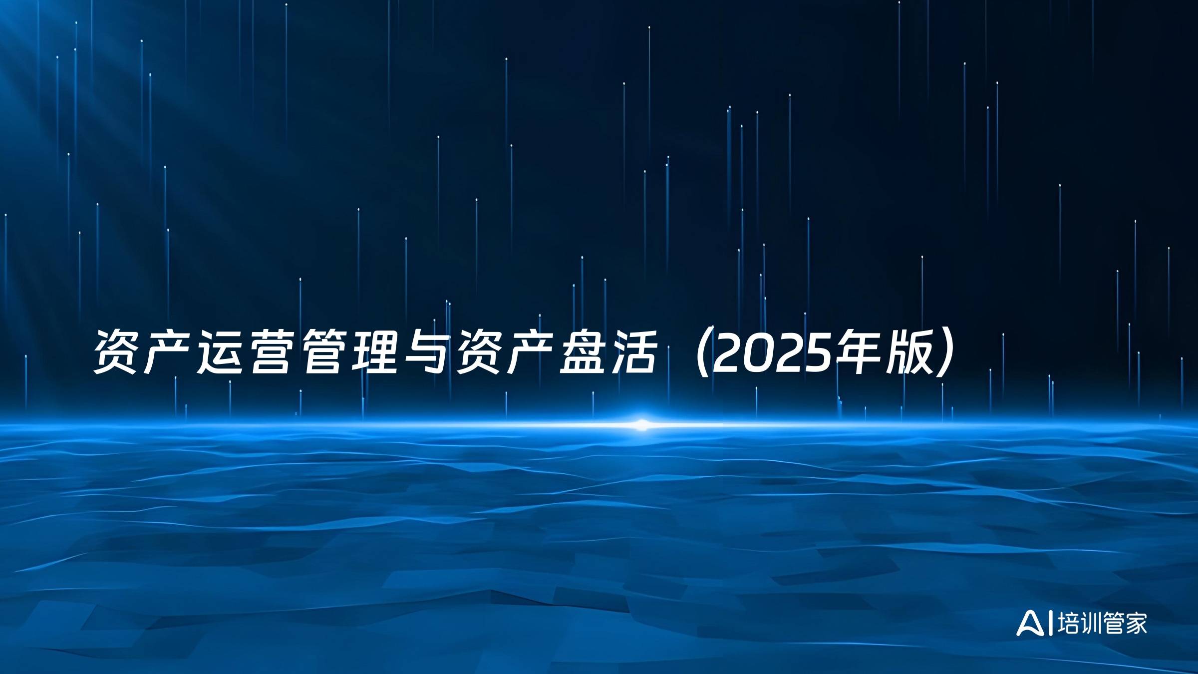 资产运营管理与资产盘活（2025年版）