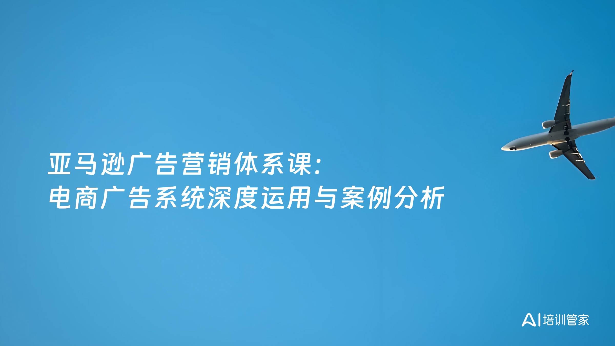 亚马逊广告营销体系课：电商广告系统深度运用与案例分析