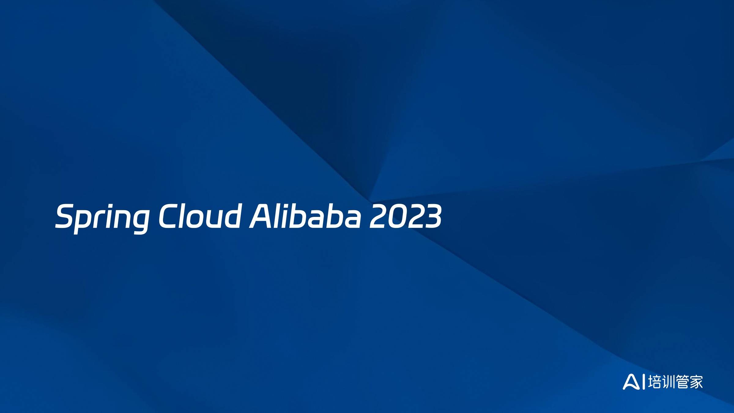 Spring Cloud Alibaba 2023