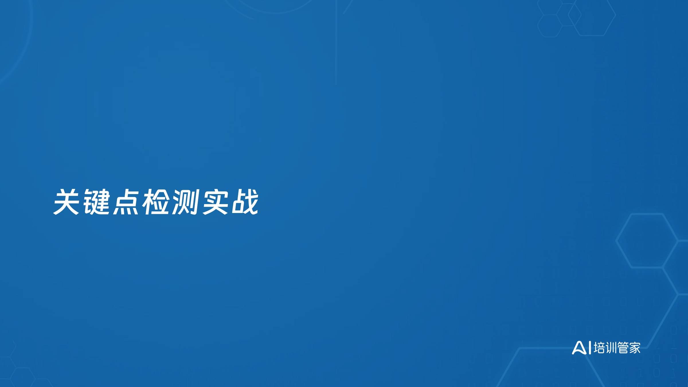 关键点检测实战