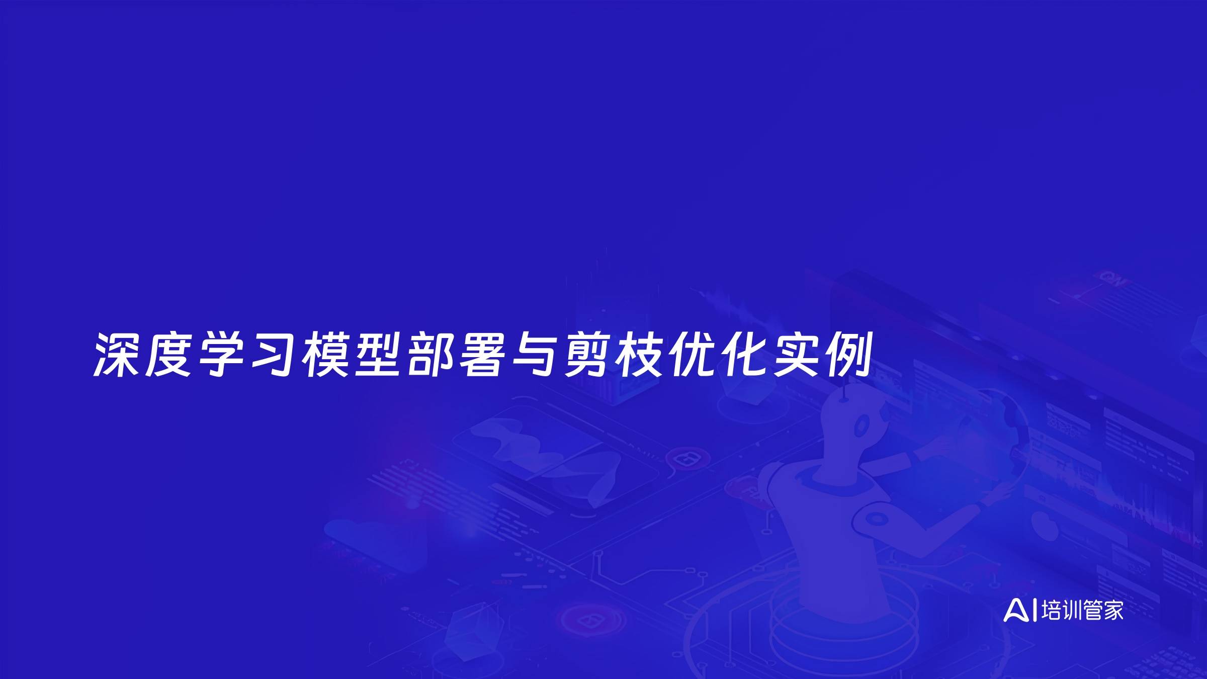 深度学习模型部署与剪枝优化实例