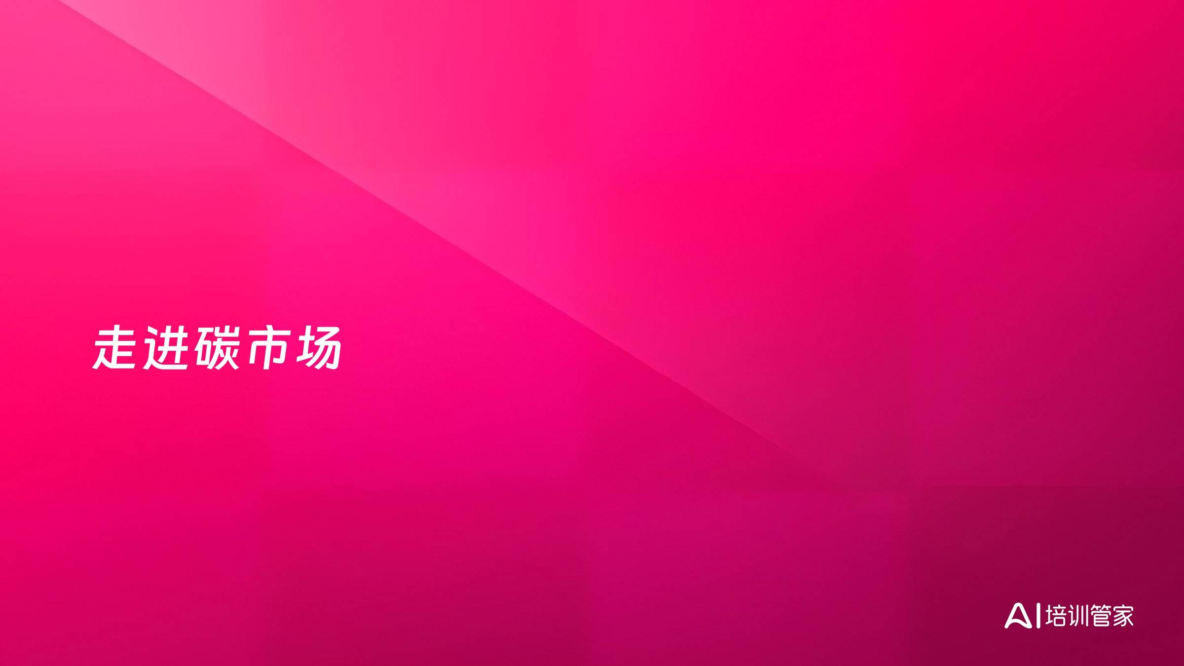 走进碳市场