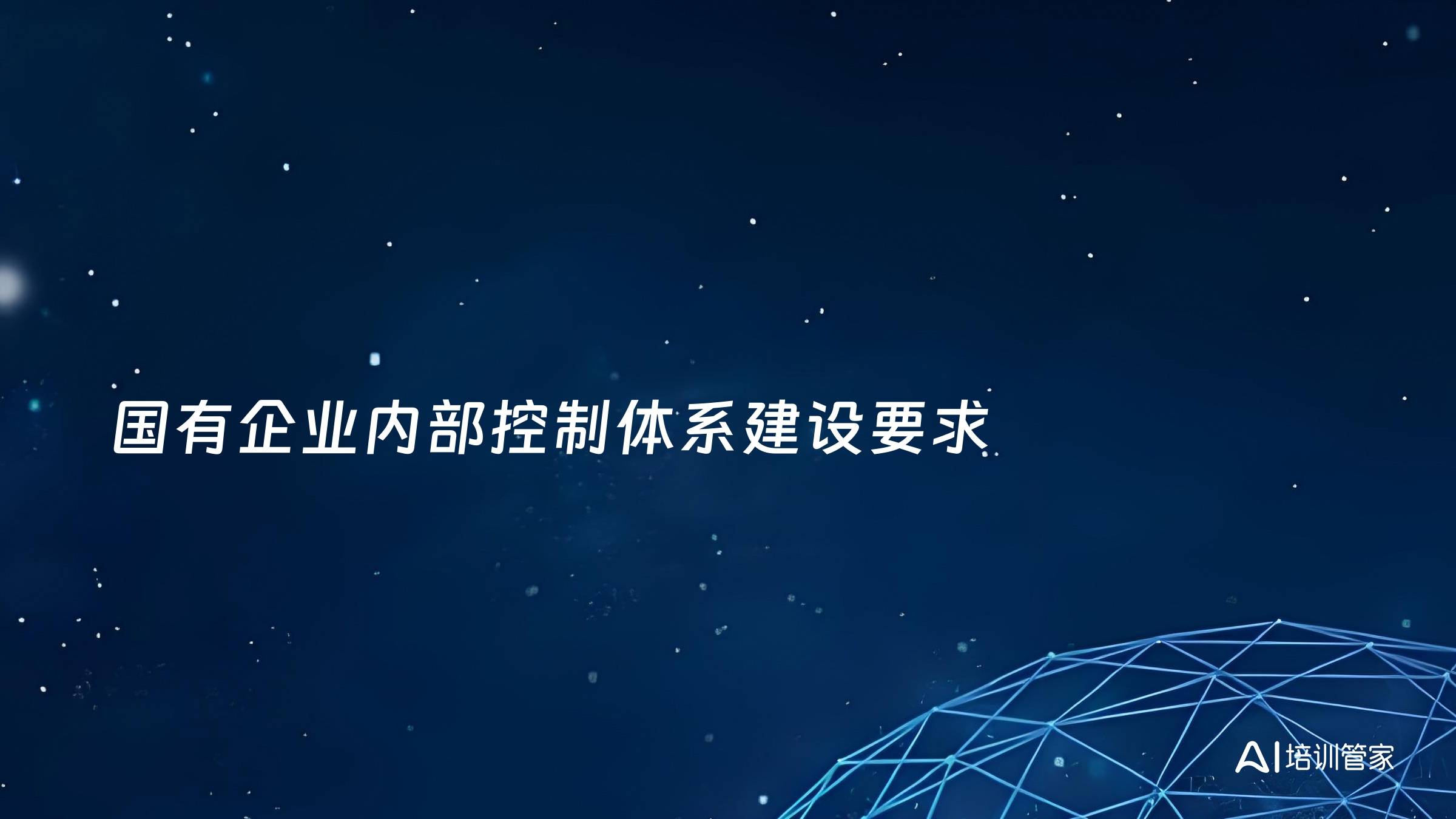 国有企业内部控制体系建设要求