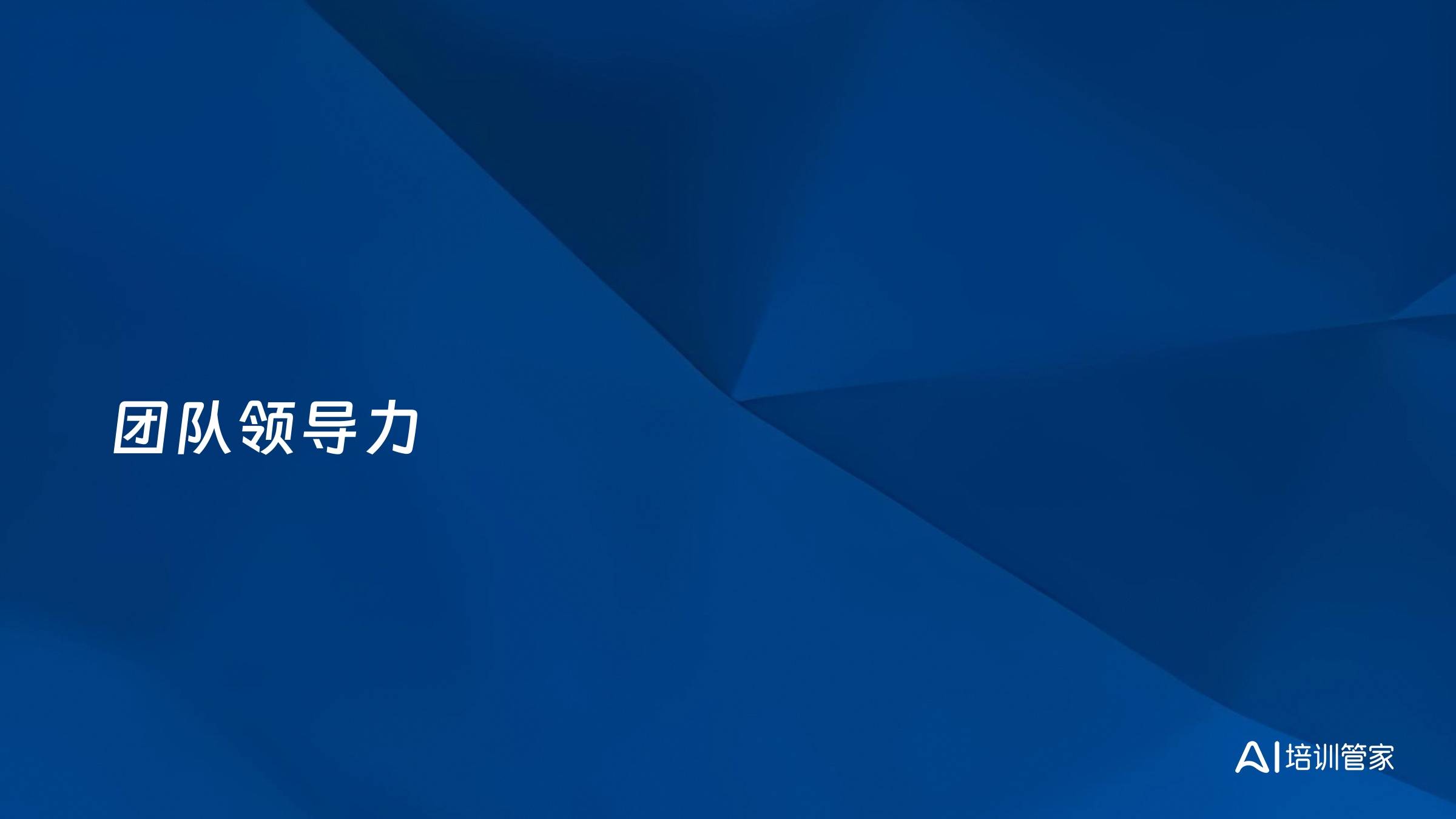 团队领导力
