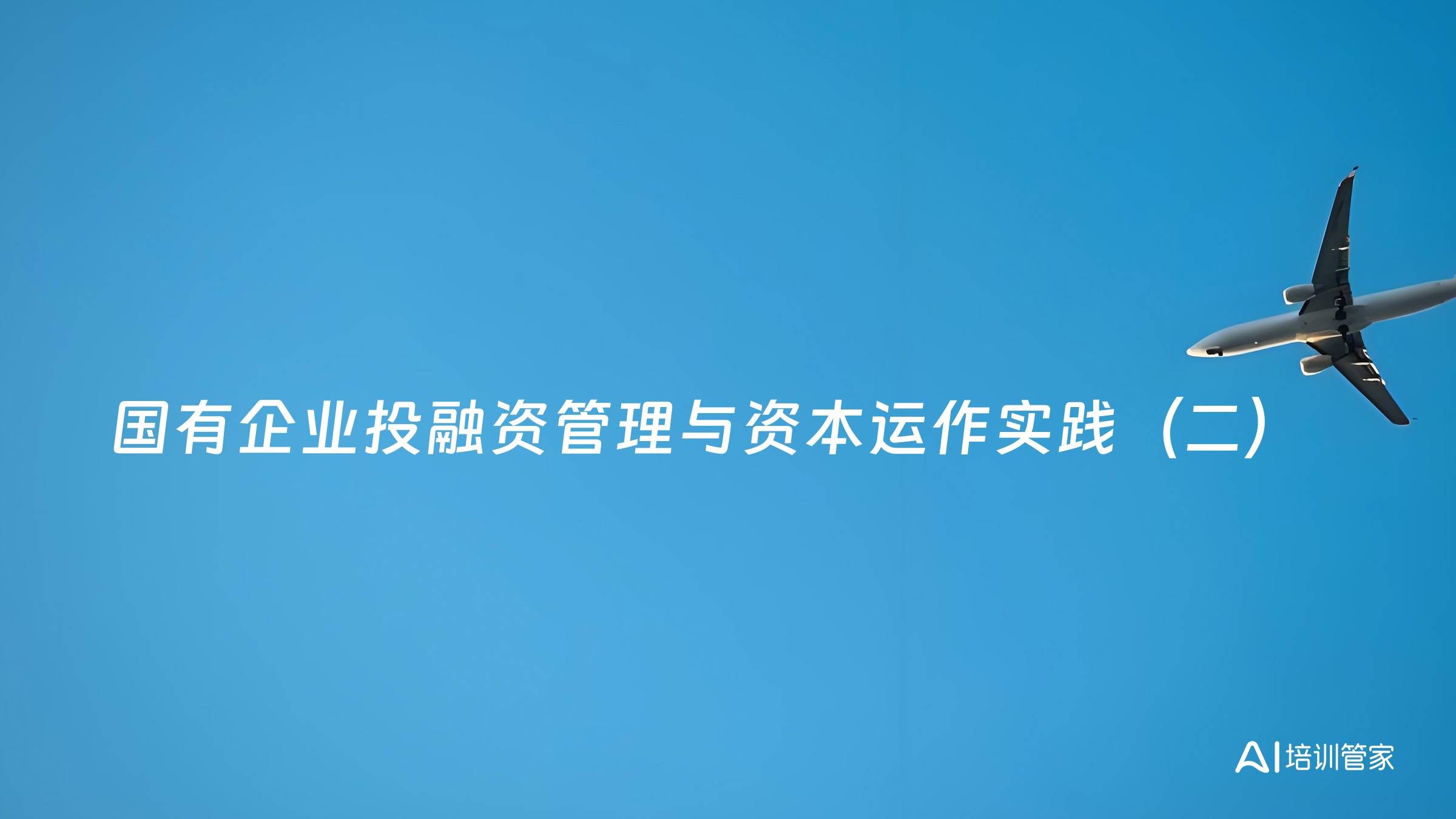 国有企业投融资管理与资本运作实践（二）