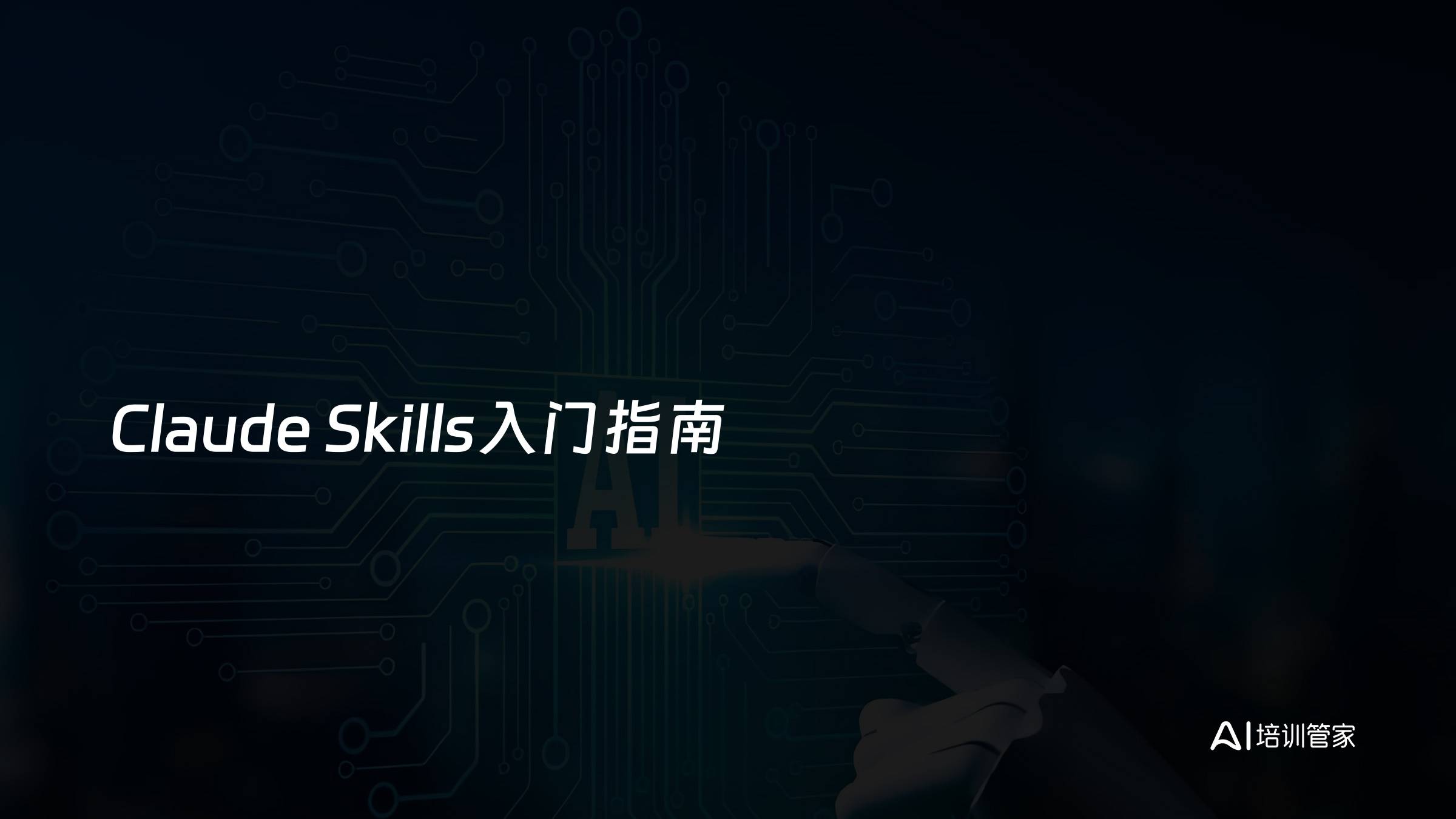 Claude Skills入门指南