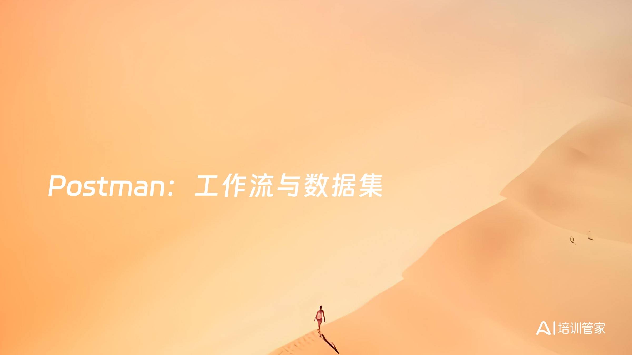 Postman：工作流与数据集