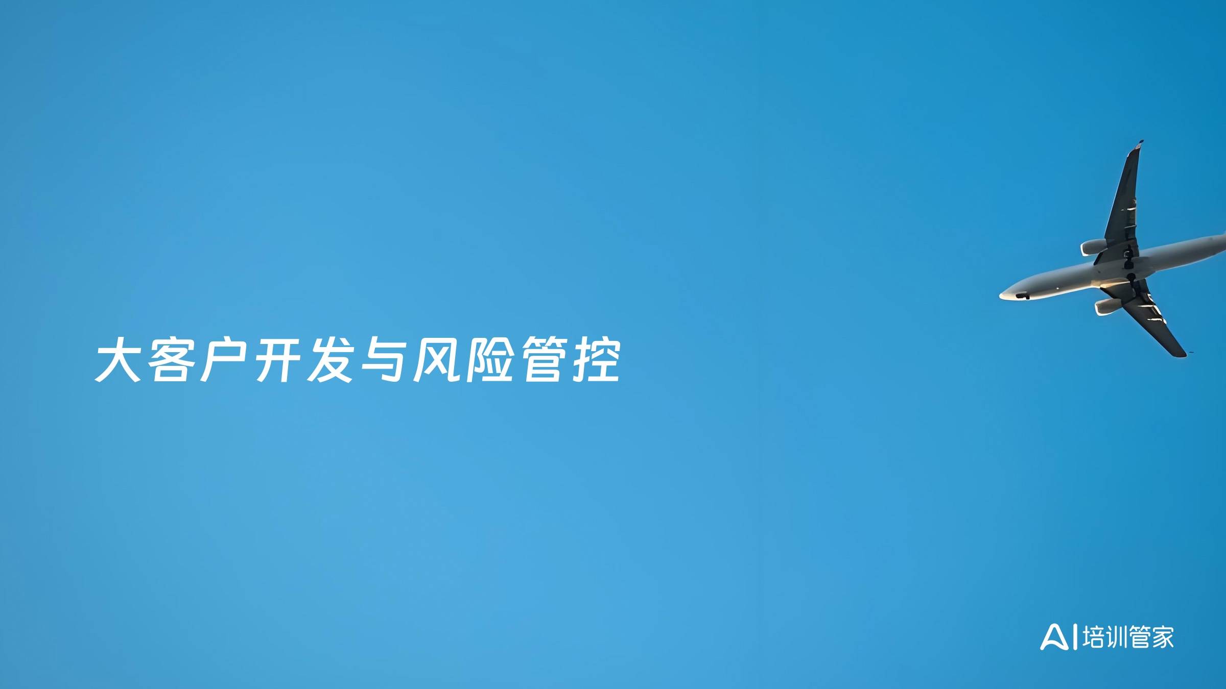 大客户开发与风险管控