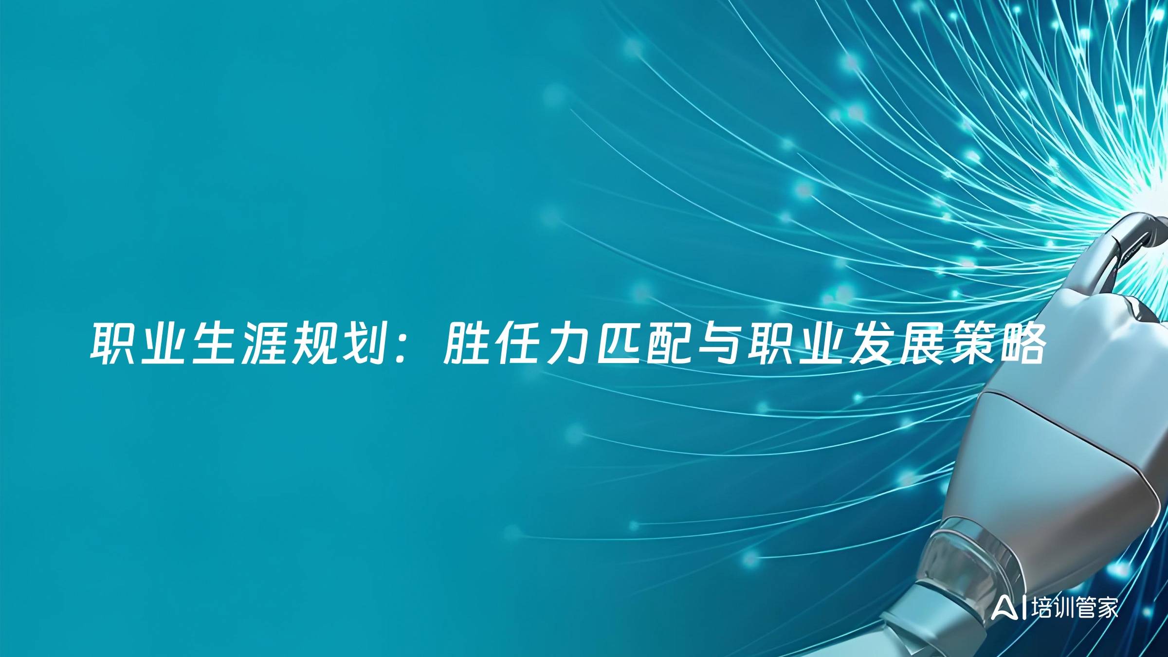 职业生涯规划：胜任力匹配与职业发展策略