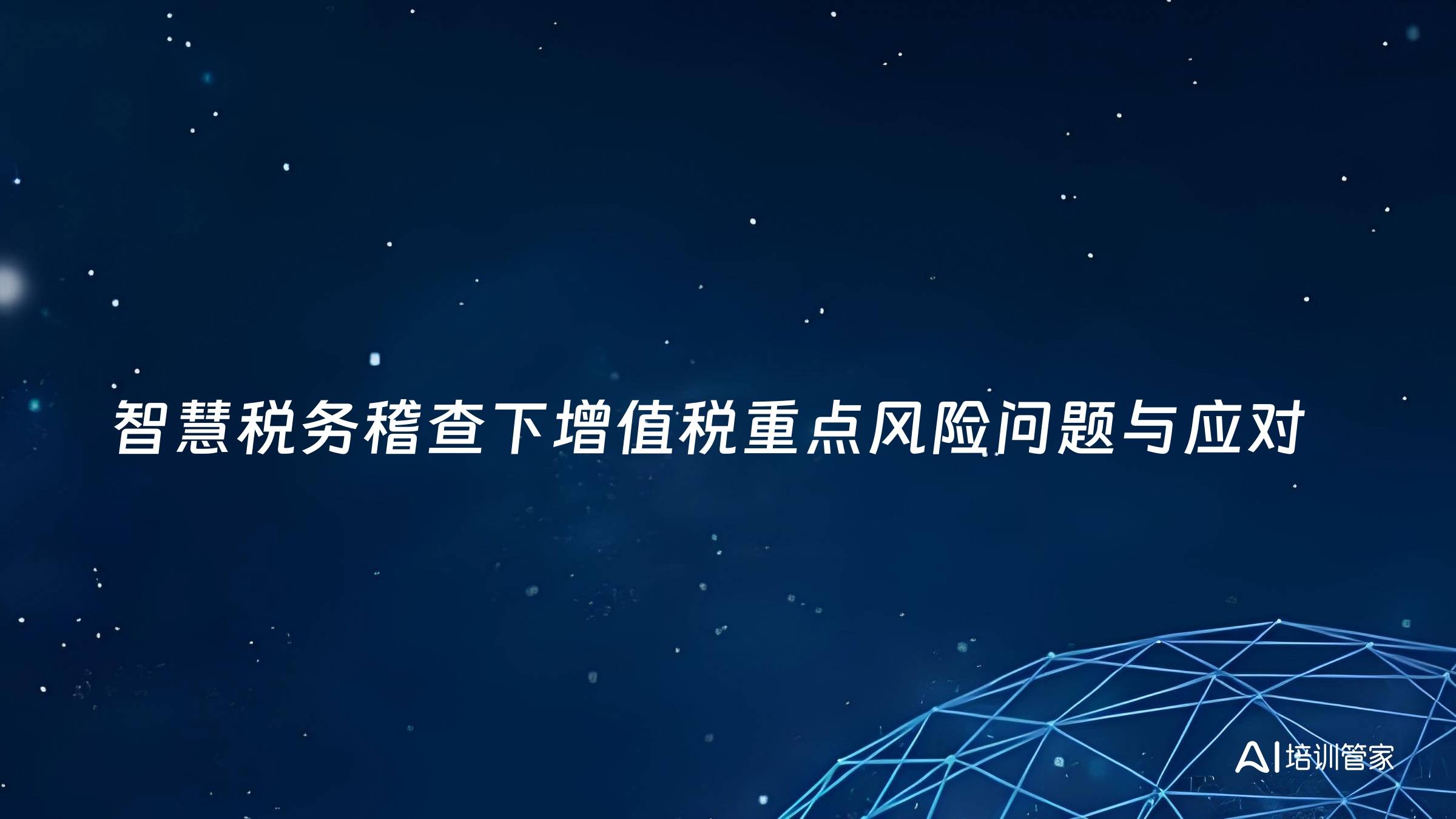 智慧税务稽查下增值税重点风险问题与应对