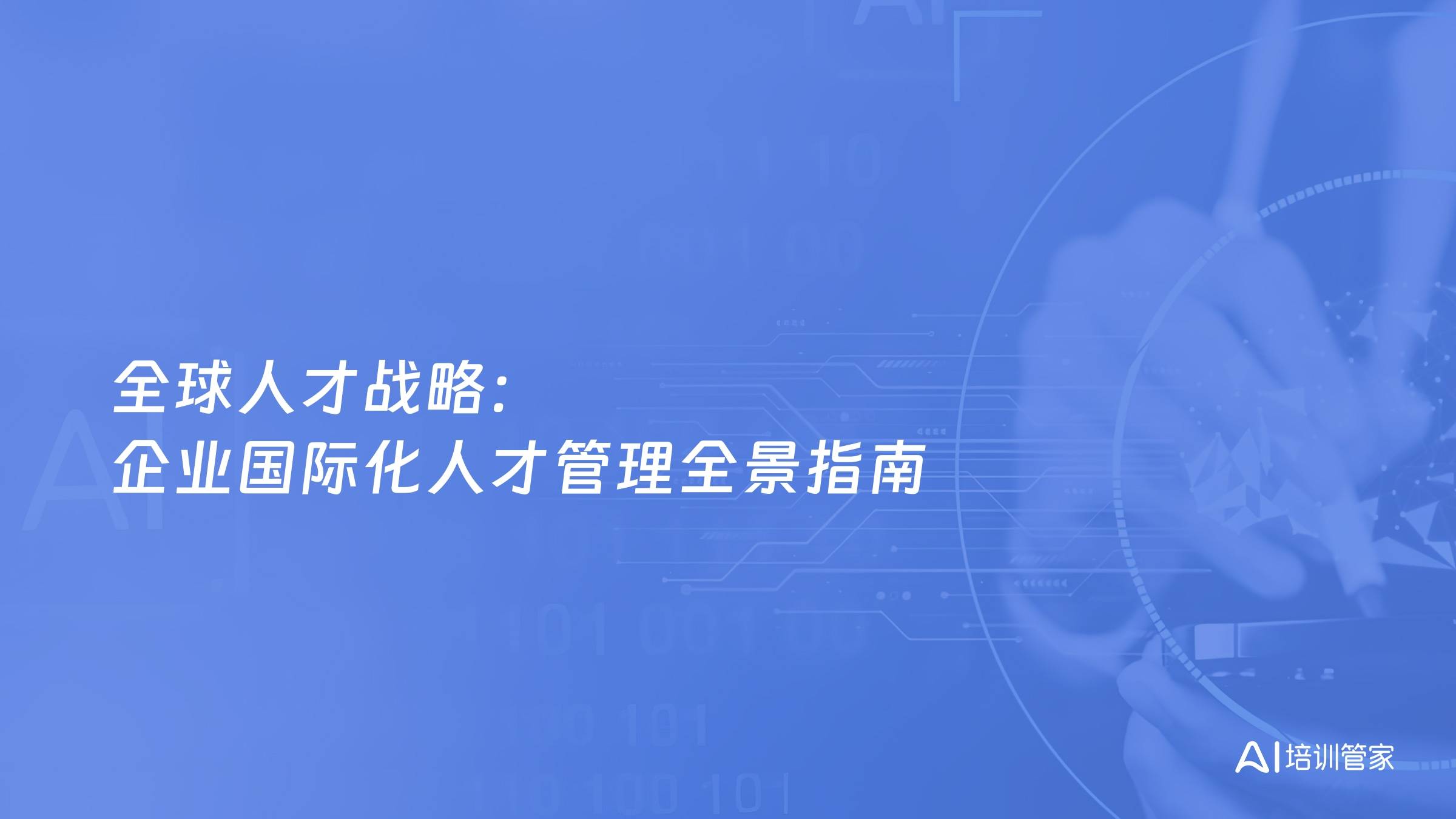 全球人才战略：企业国际化人才管理全景指南