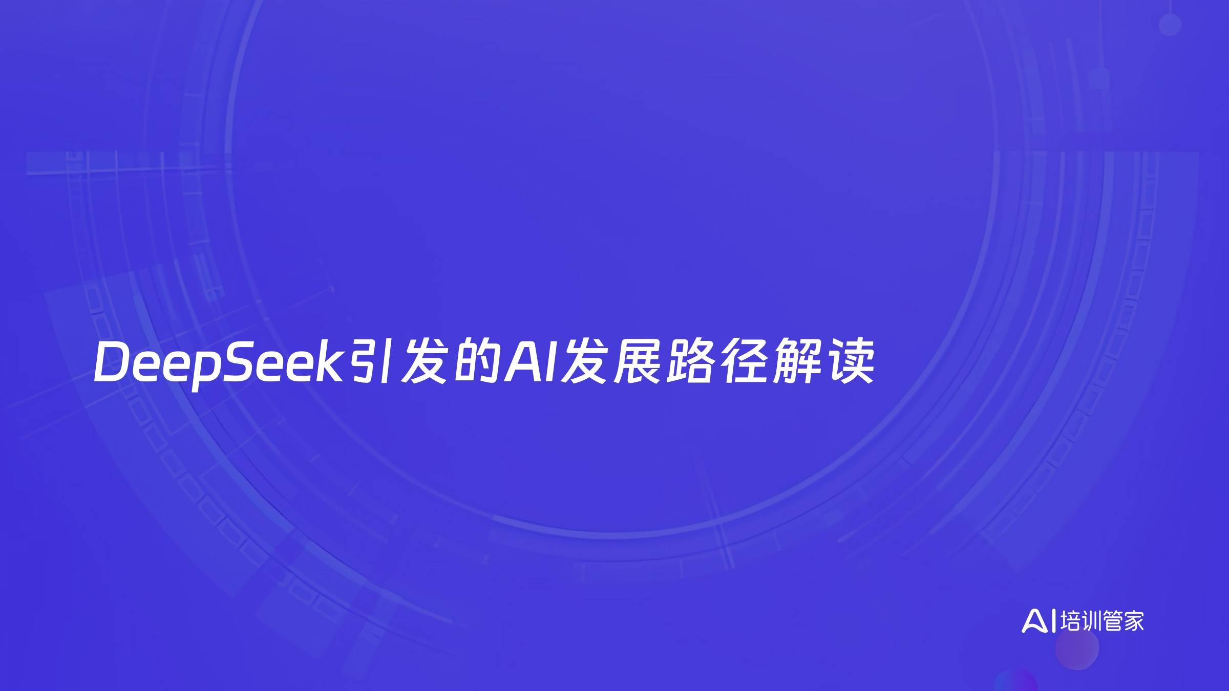 DeepSeek引发的AI发展路径解读