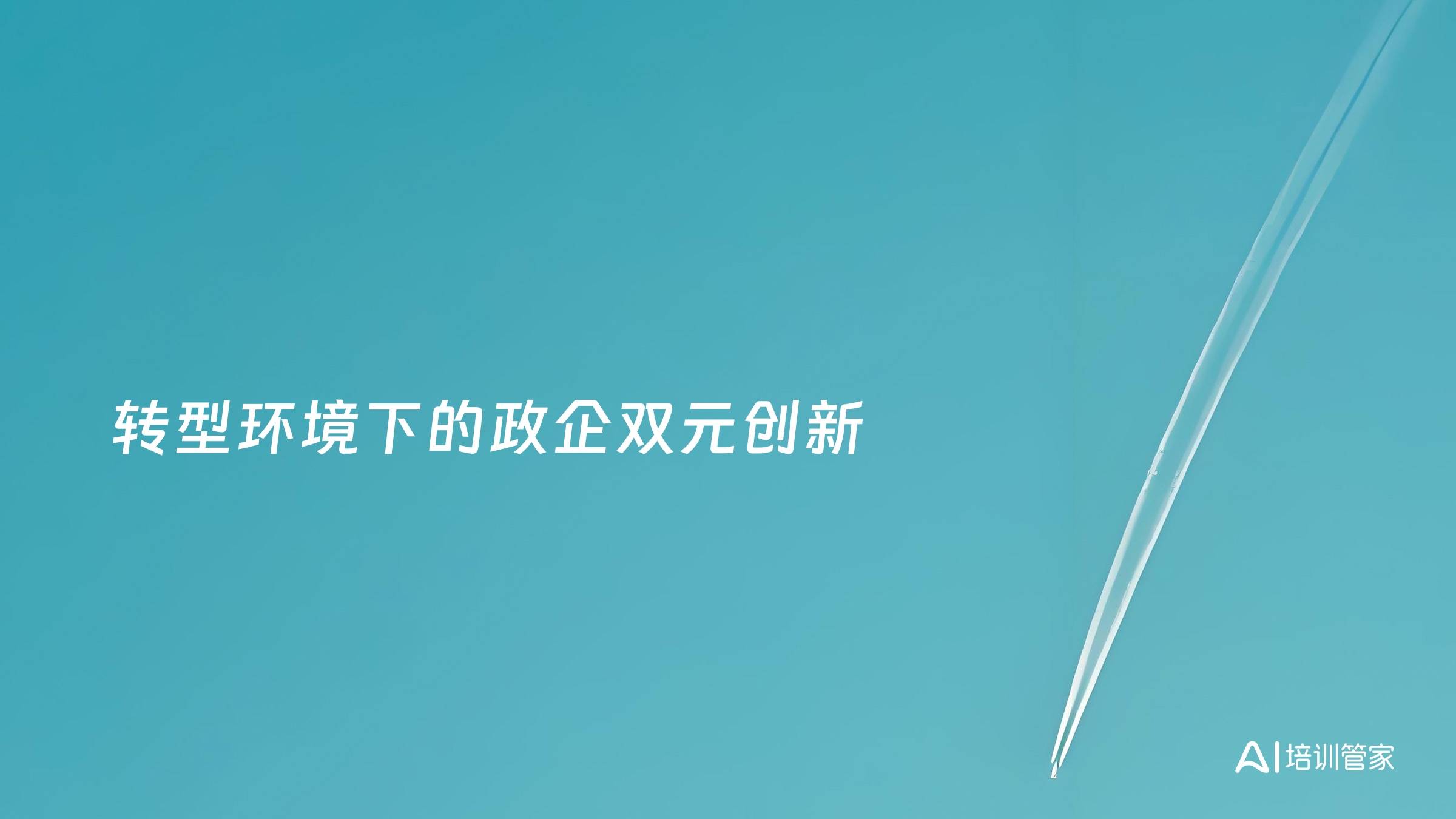 转型环境下的政企双元创新