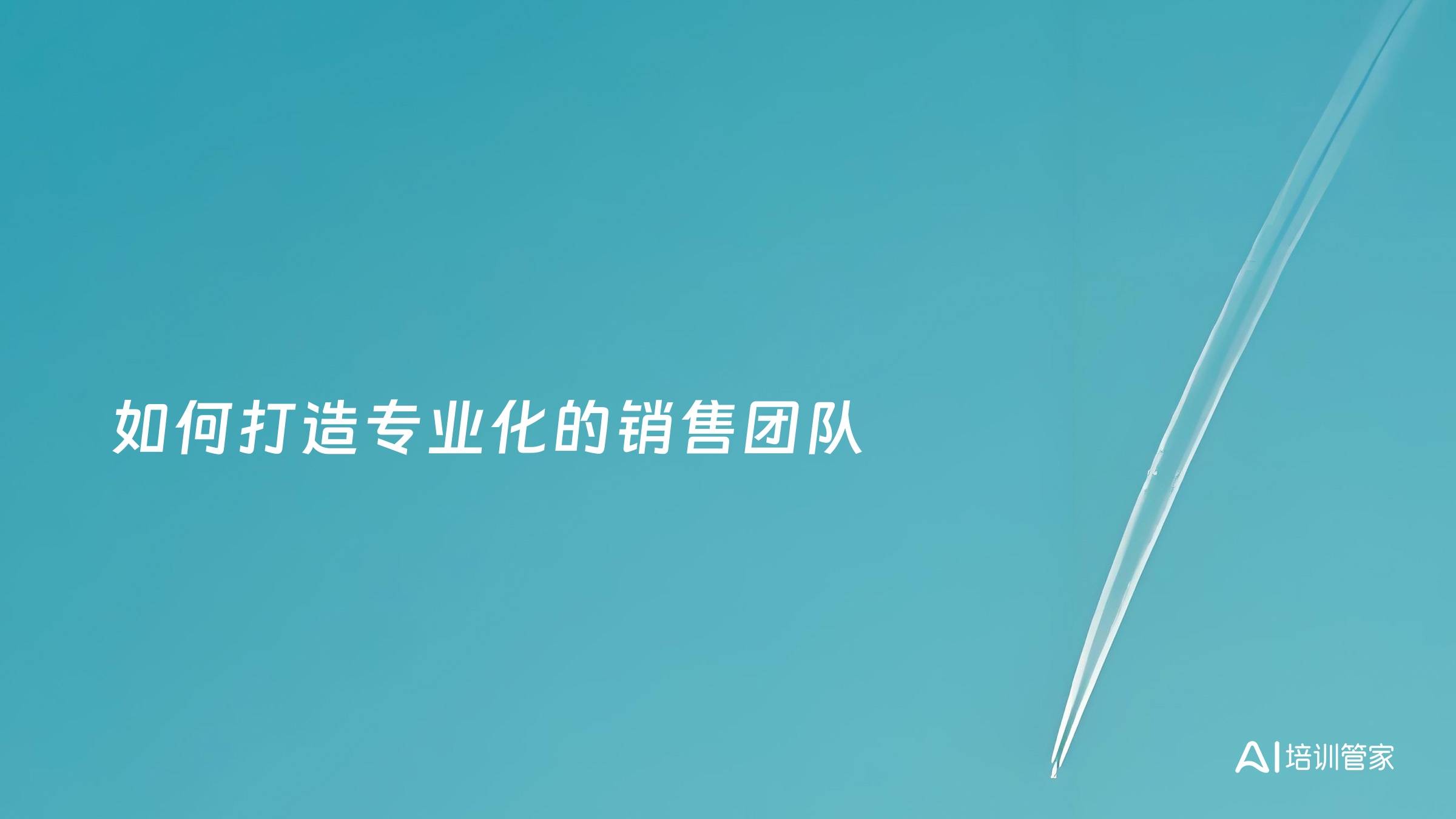 如何打造专业化的销售团队