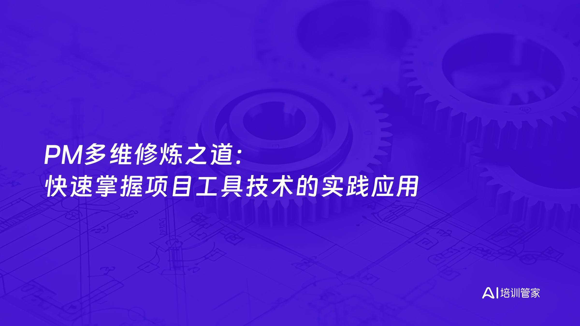 PM多维修炼之道：快速掌握项目工具技术的实践应用