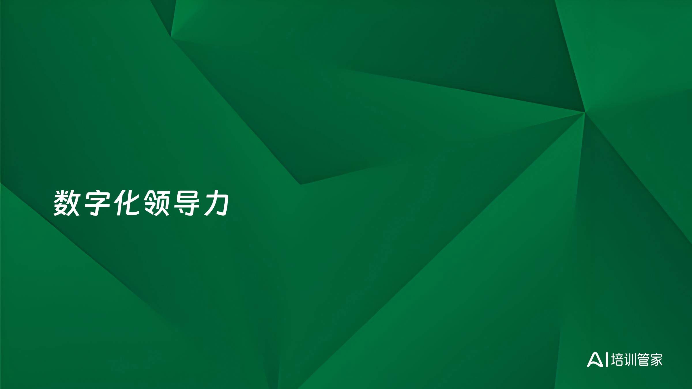 数字化领导力