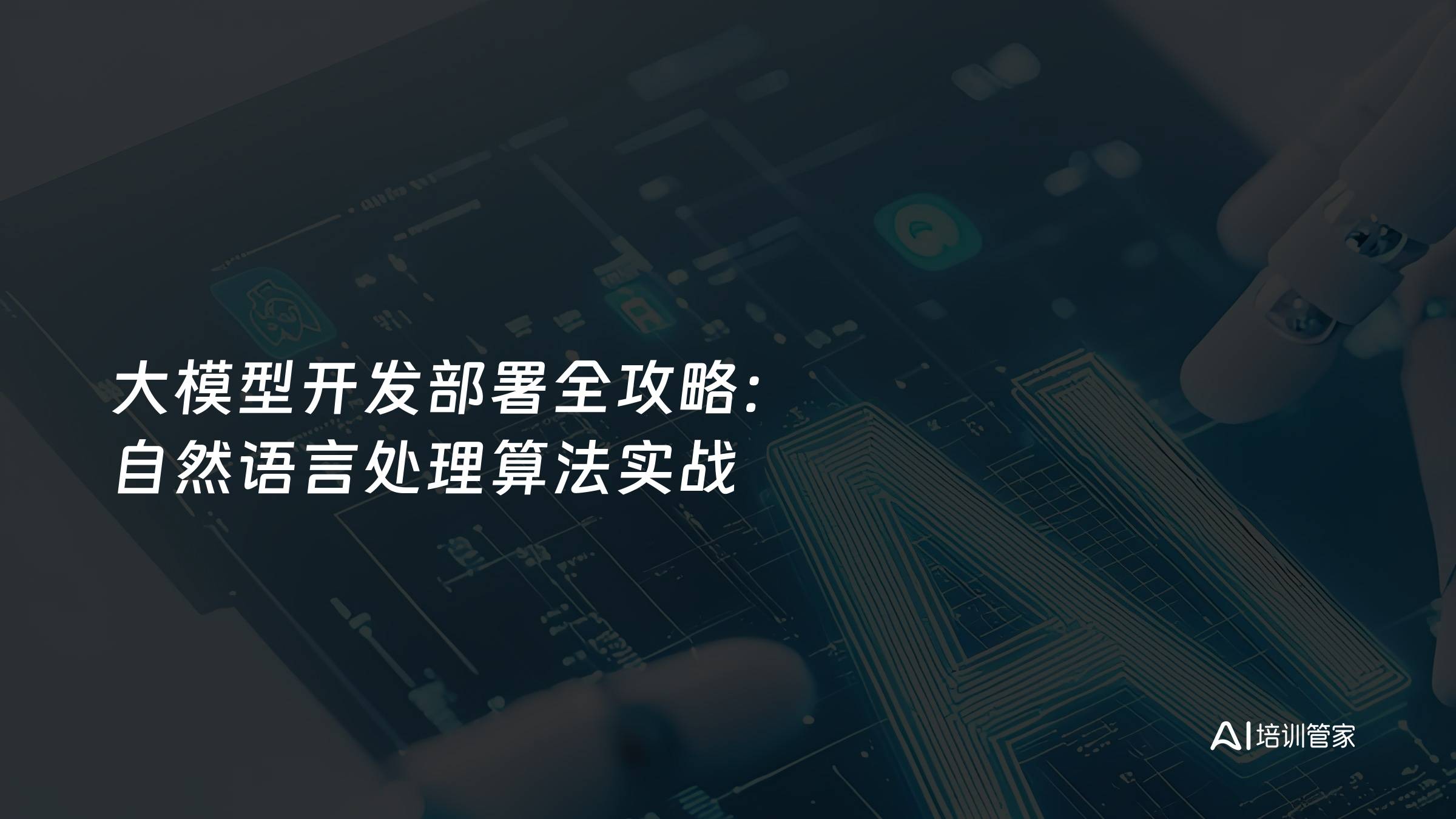 大模型开发部署全攻略：自然语言处理算法实战