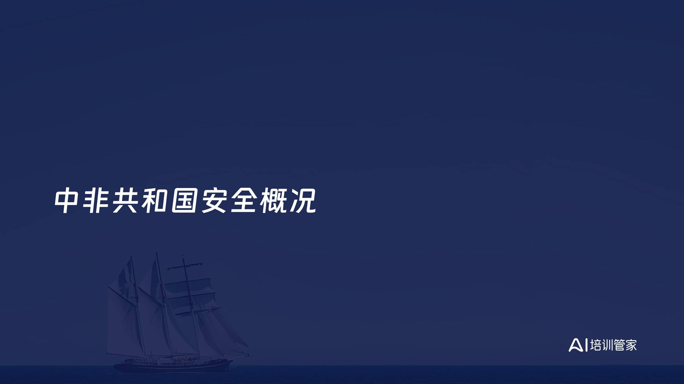中非共和国安全概况