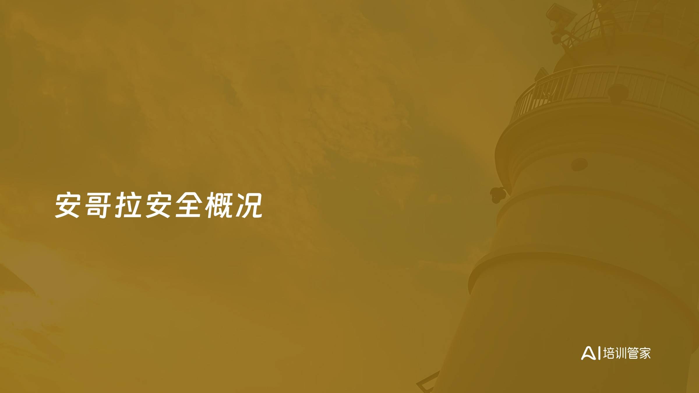 安哥拉安全概况