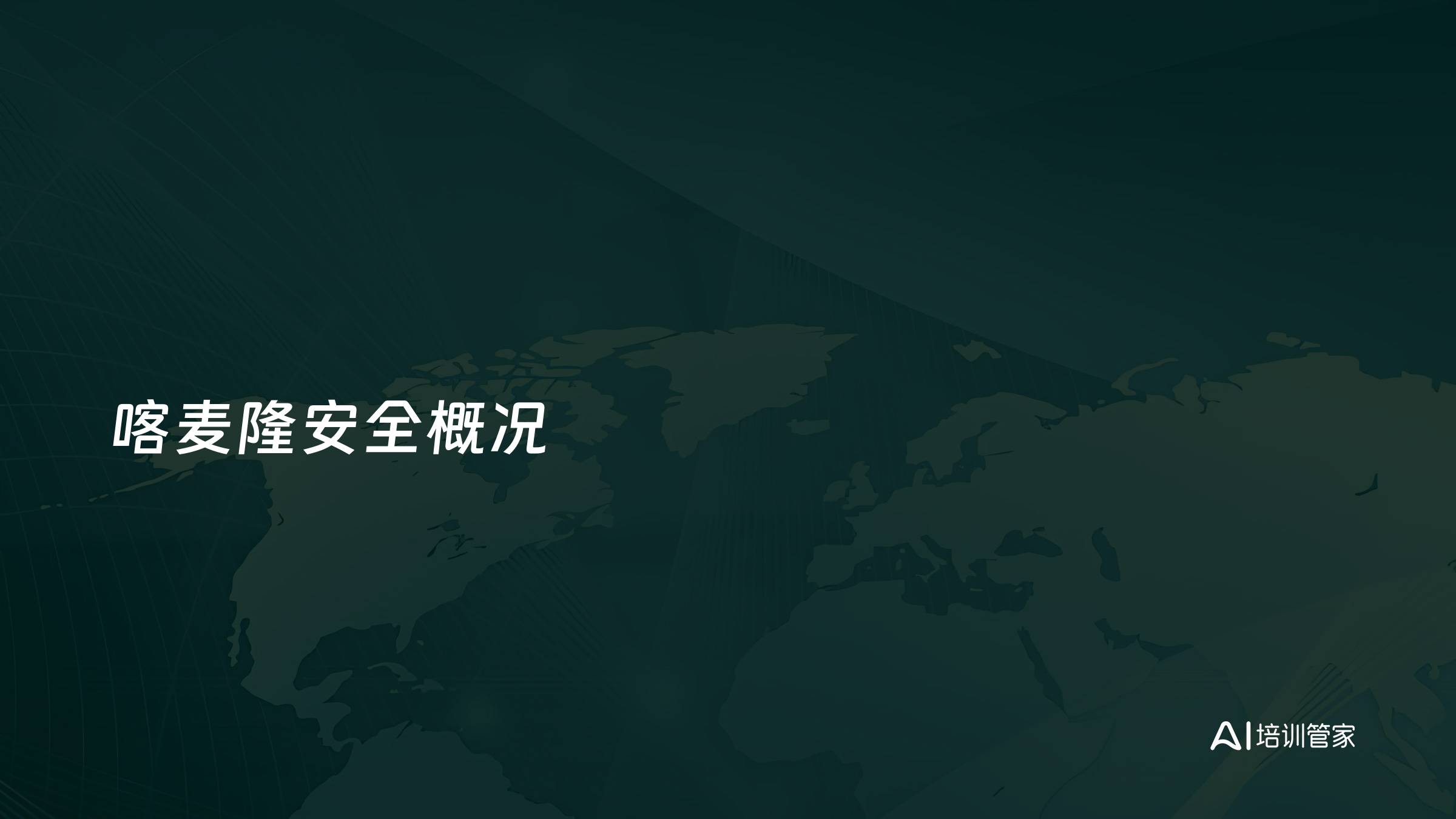 喀麦隆安全概况