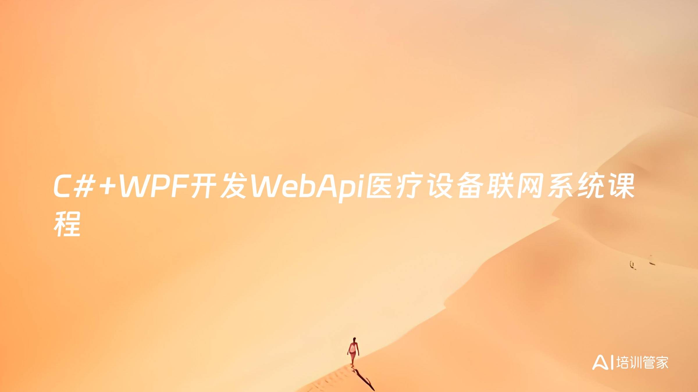 C#+WPF开发WebApi医疗设备联网系统课程
