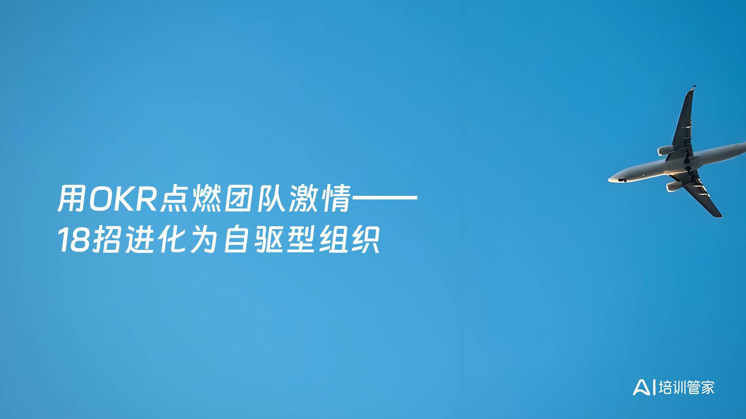 用OKR点燃团队激情——18招进化为自驱型组织