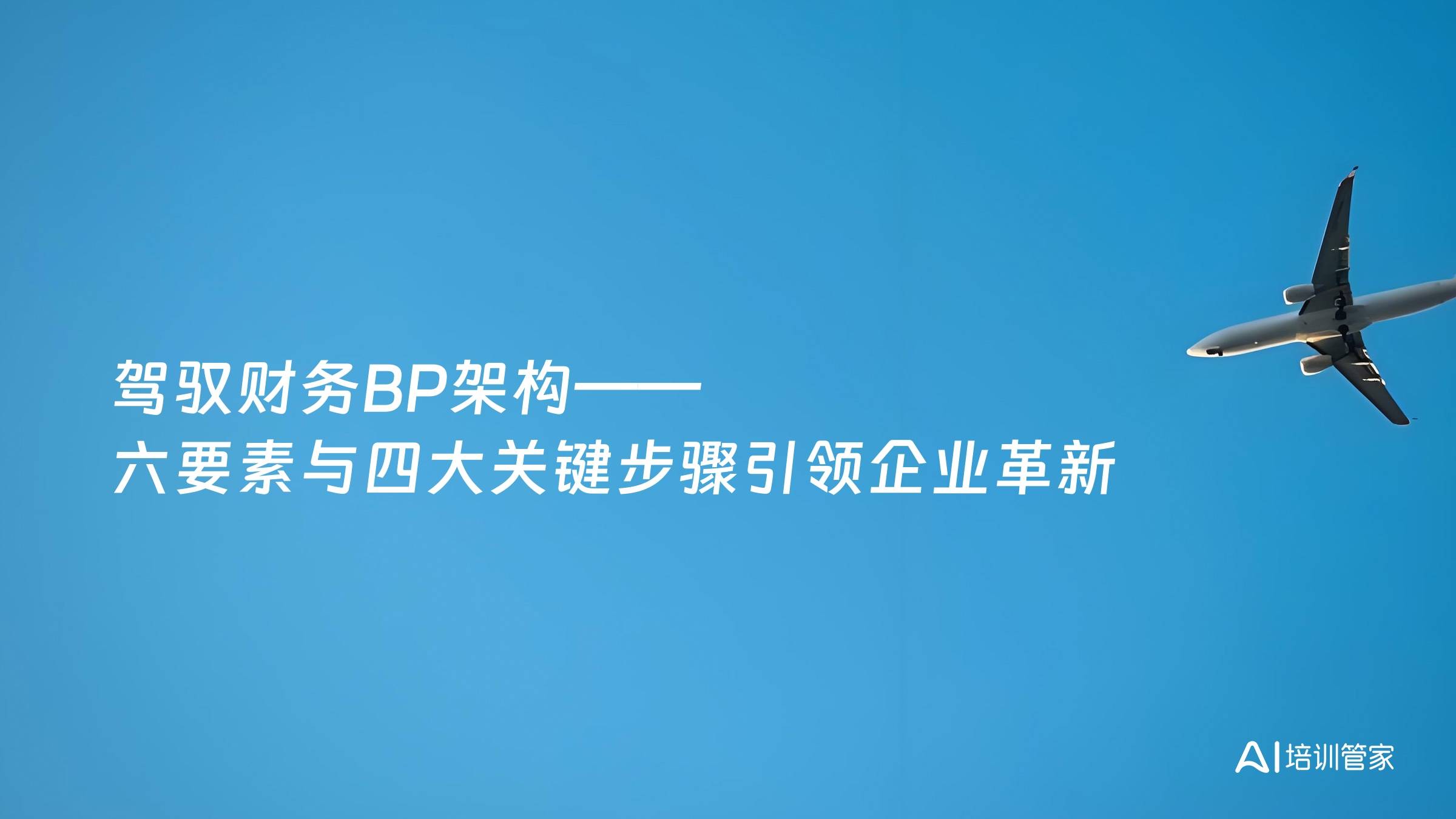 驾驭财务BP架构——六要素与四大关键步骤引领企业革新