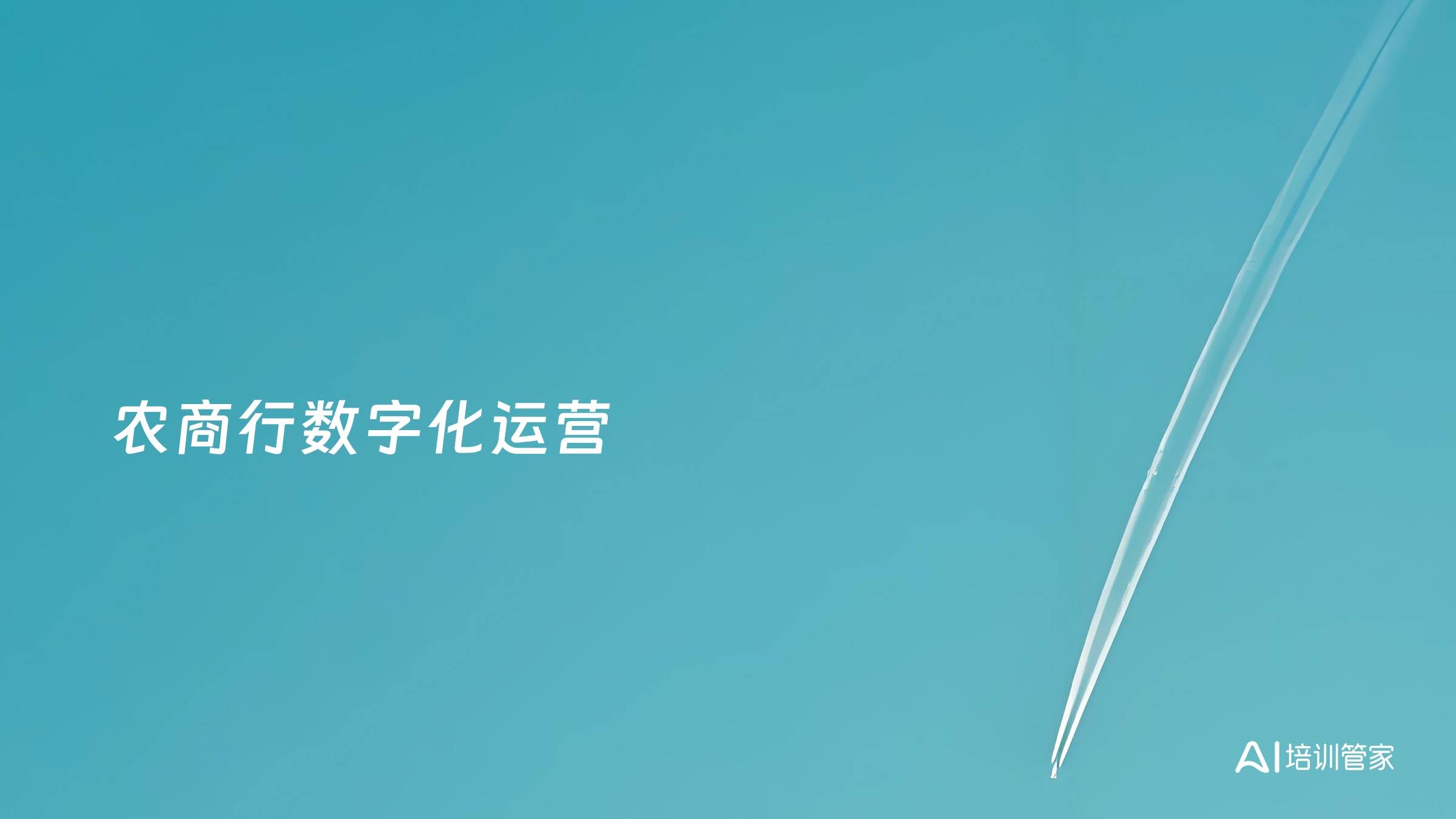 农商行数字化运营