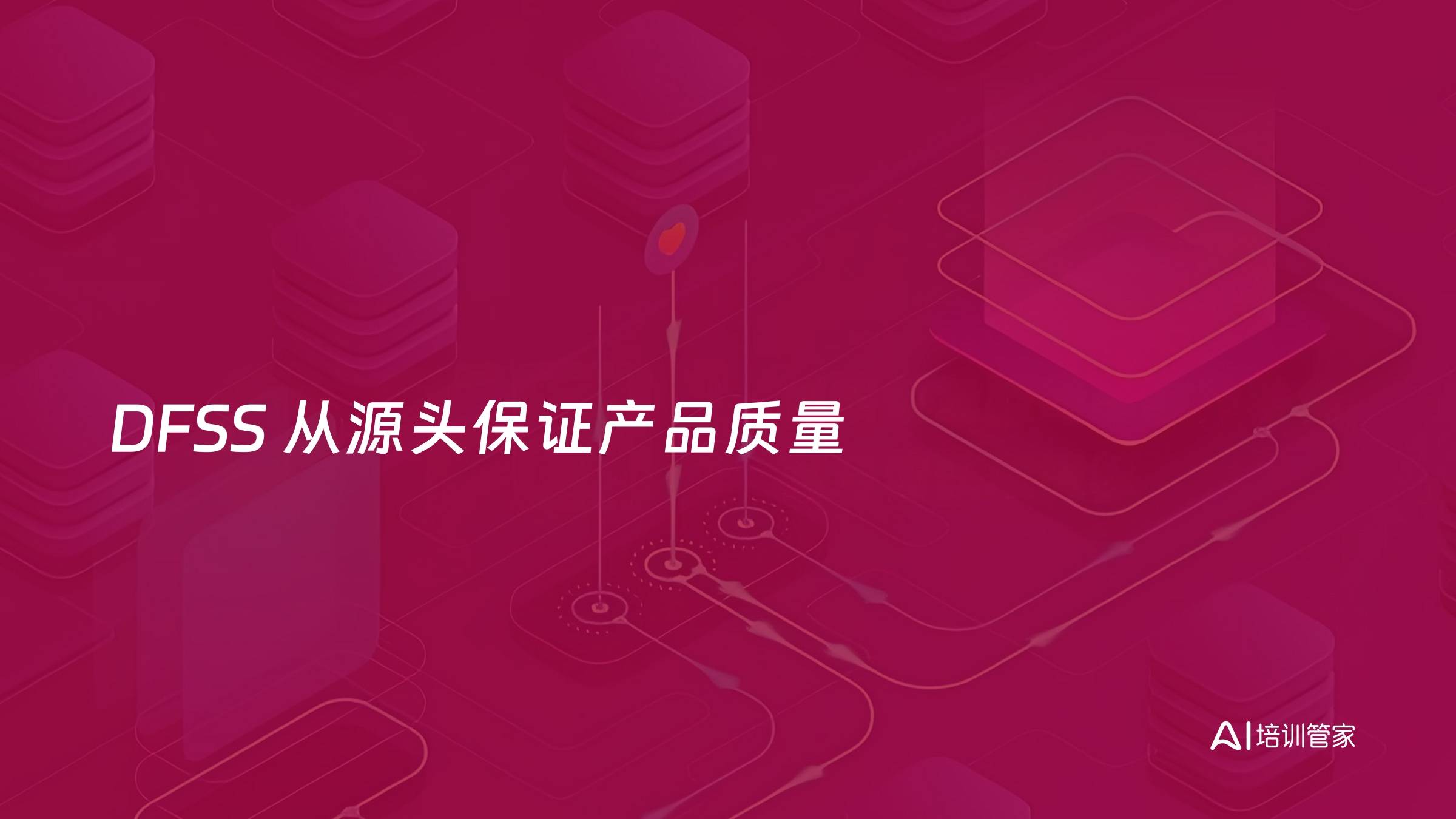 DFSS 从源头保证产品质量