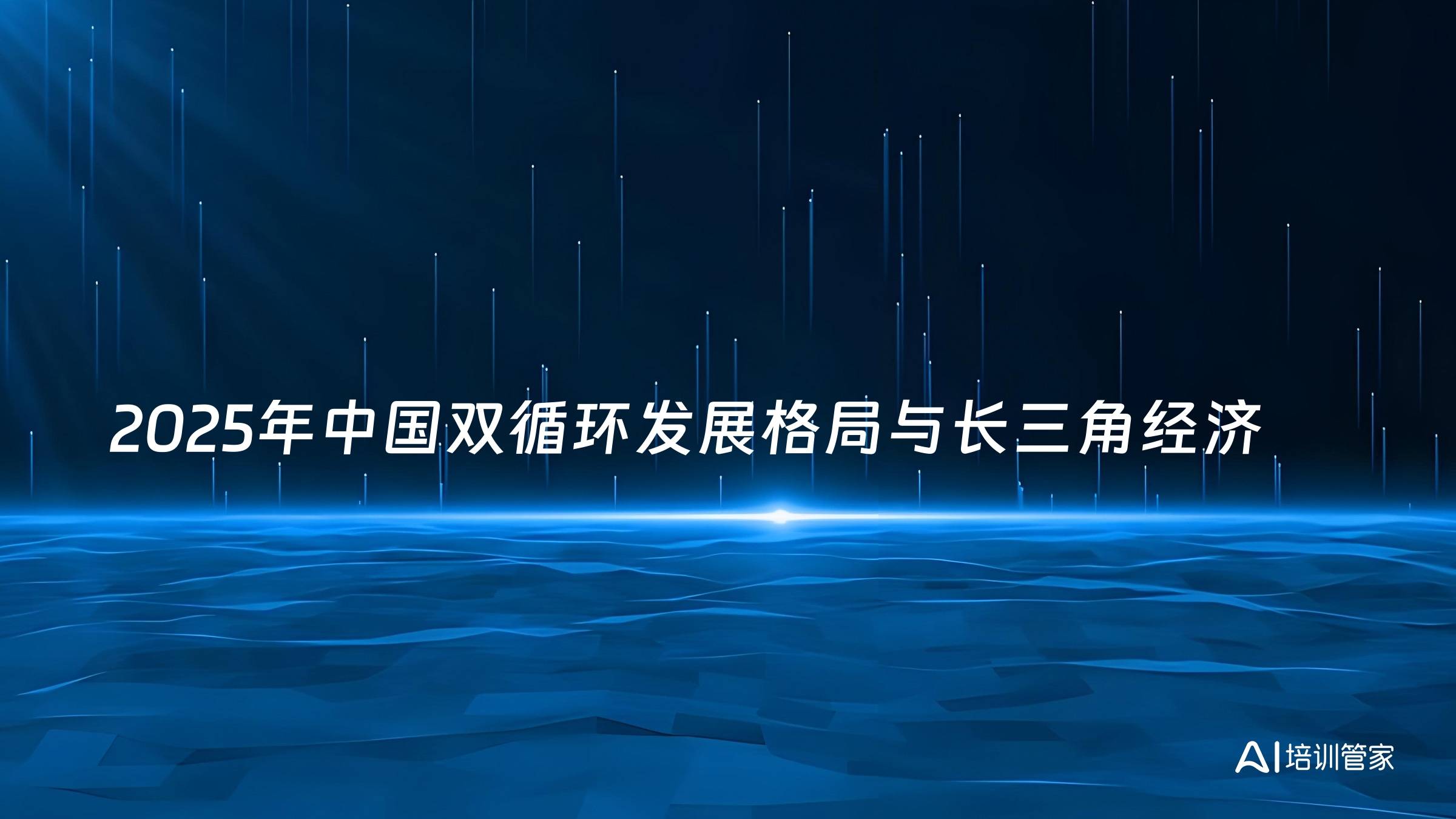 2025年中国双循环发展格局与长三角经济