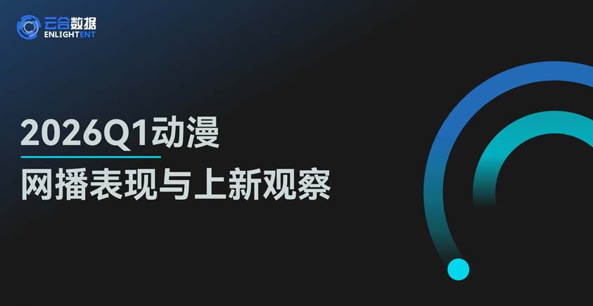 《2026Q1动漫网播表现与上新观察报告》