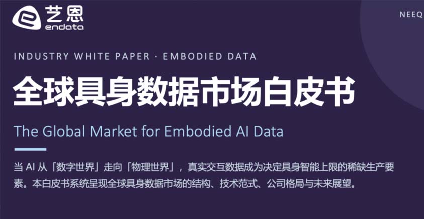 《全球具身数据市场白皮书》