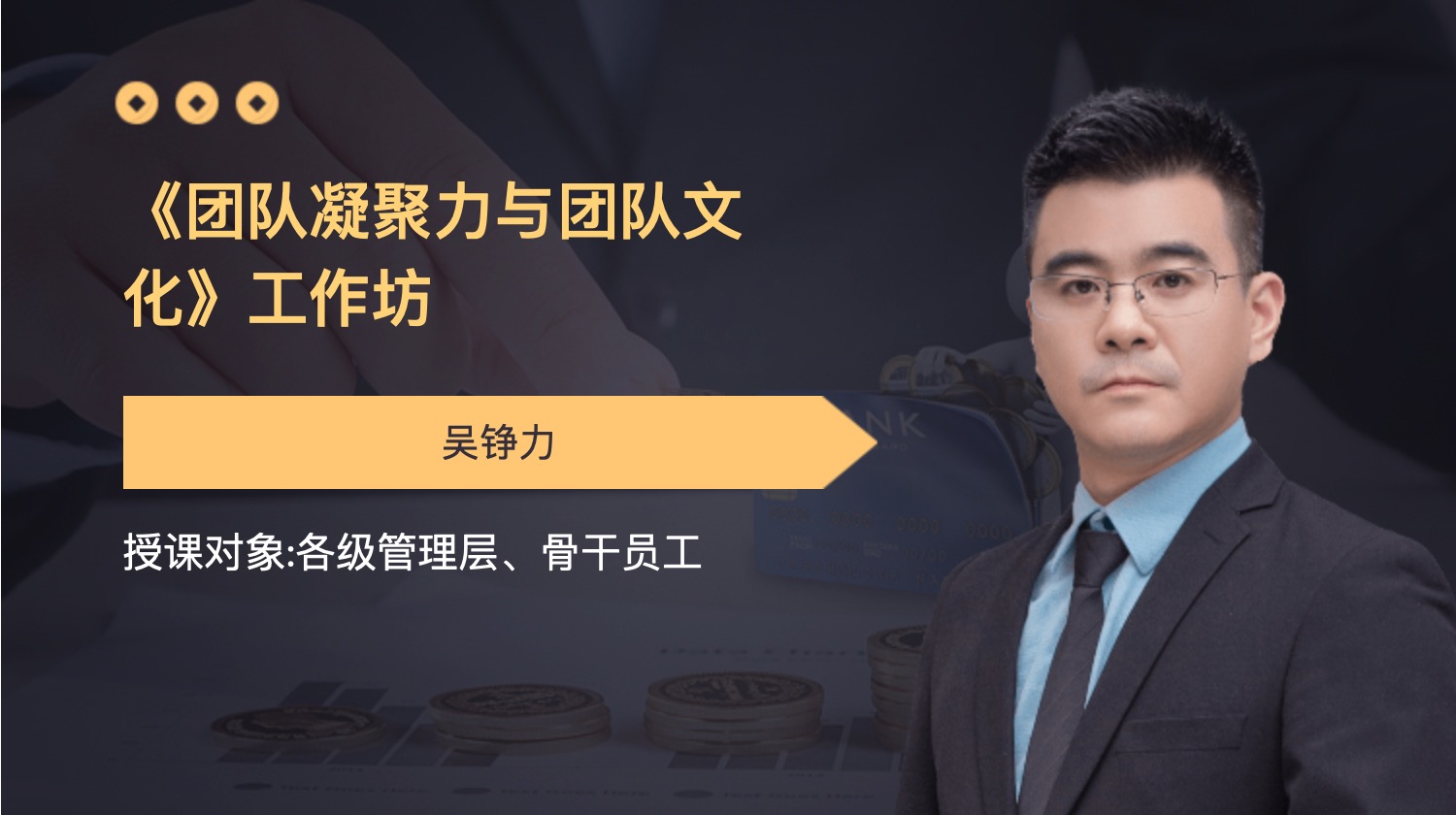 《团队凝聚力与团队文化》工作坊