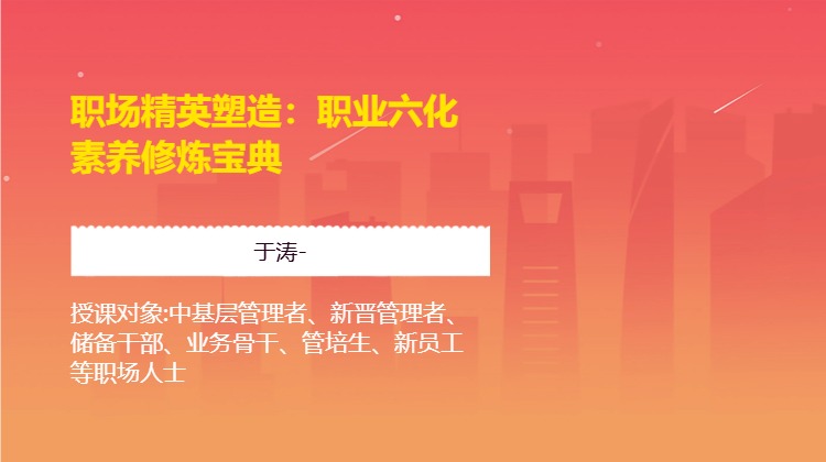 职场精英塑造：职业六化素养修炼宝典