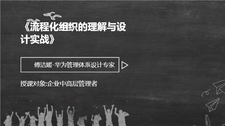 《流程化组织的理解与设计实战》
