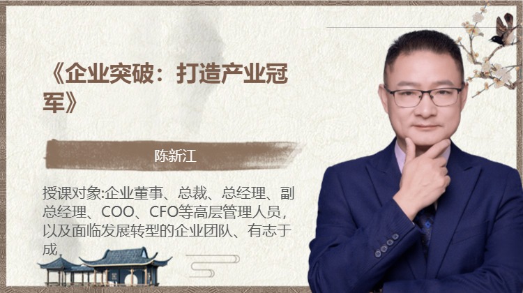 《企业突破：打造产业冠军》