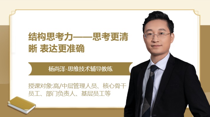 结构思考力——思考更清晰 表达更准确
