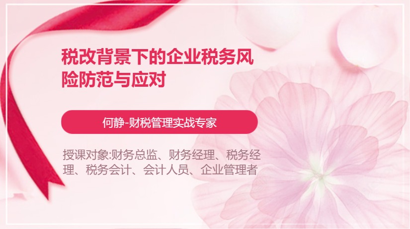 税改背景下的企业税务风险防范与应对