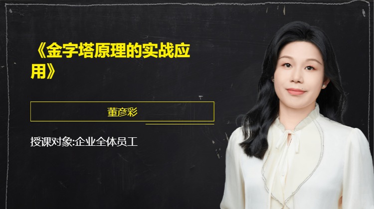 《金字塔原理的实战应用》
