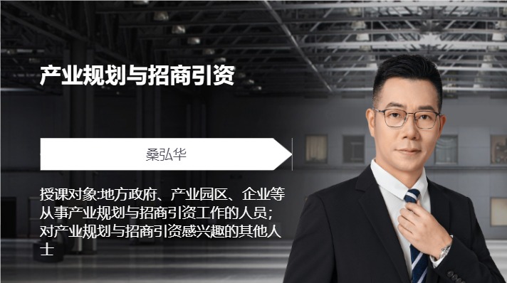 产业规划与招商引资