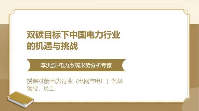 双碳目标下中国电力行业的机遇与挑战