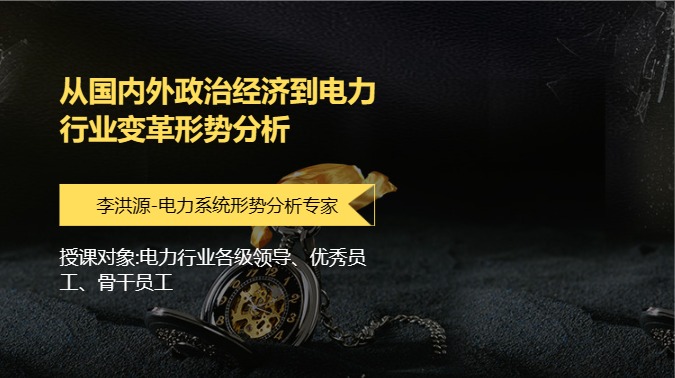 从国内外政治经济到电力行业变革形势分析