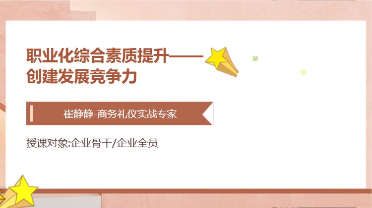 职业化综合素质提升——创建发展竞争力